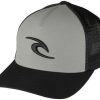 Apparel * | Fashionable Rip Curl Tepan Flexfit Trucker Hat Black / Grey