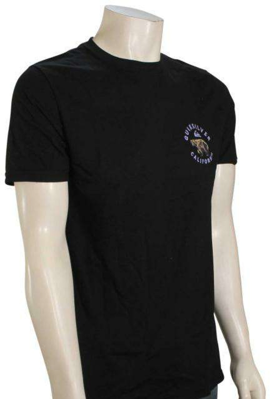 Apparel * | Sale Quiksilver Ca Stand Alone T-Shirt Black