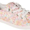 Footwear * | Best Choice Roxy Bayshore Shoe White / Crazy Pink / Orange