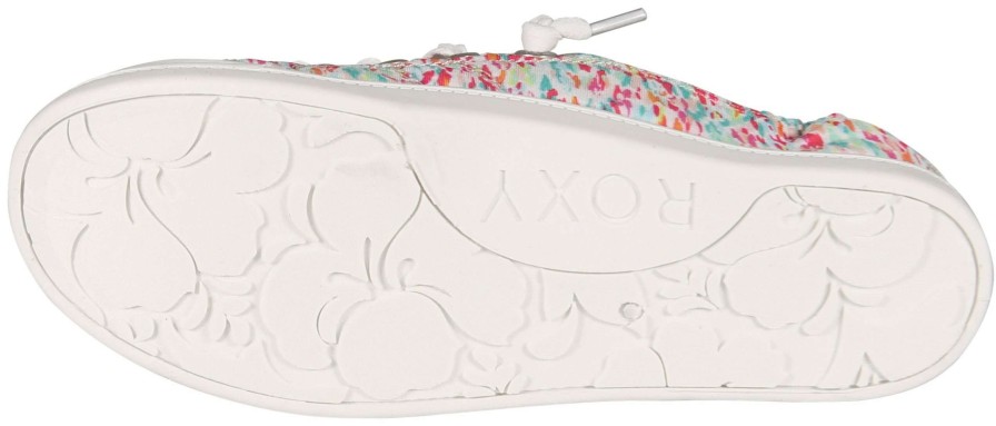 Footwear * | Best Choice Roxy Bayshore Shoe White / Crazy Pink / Orange