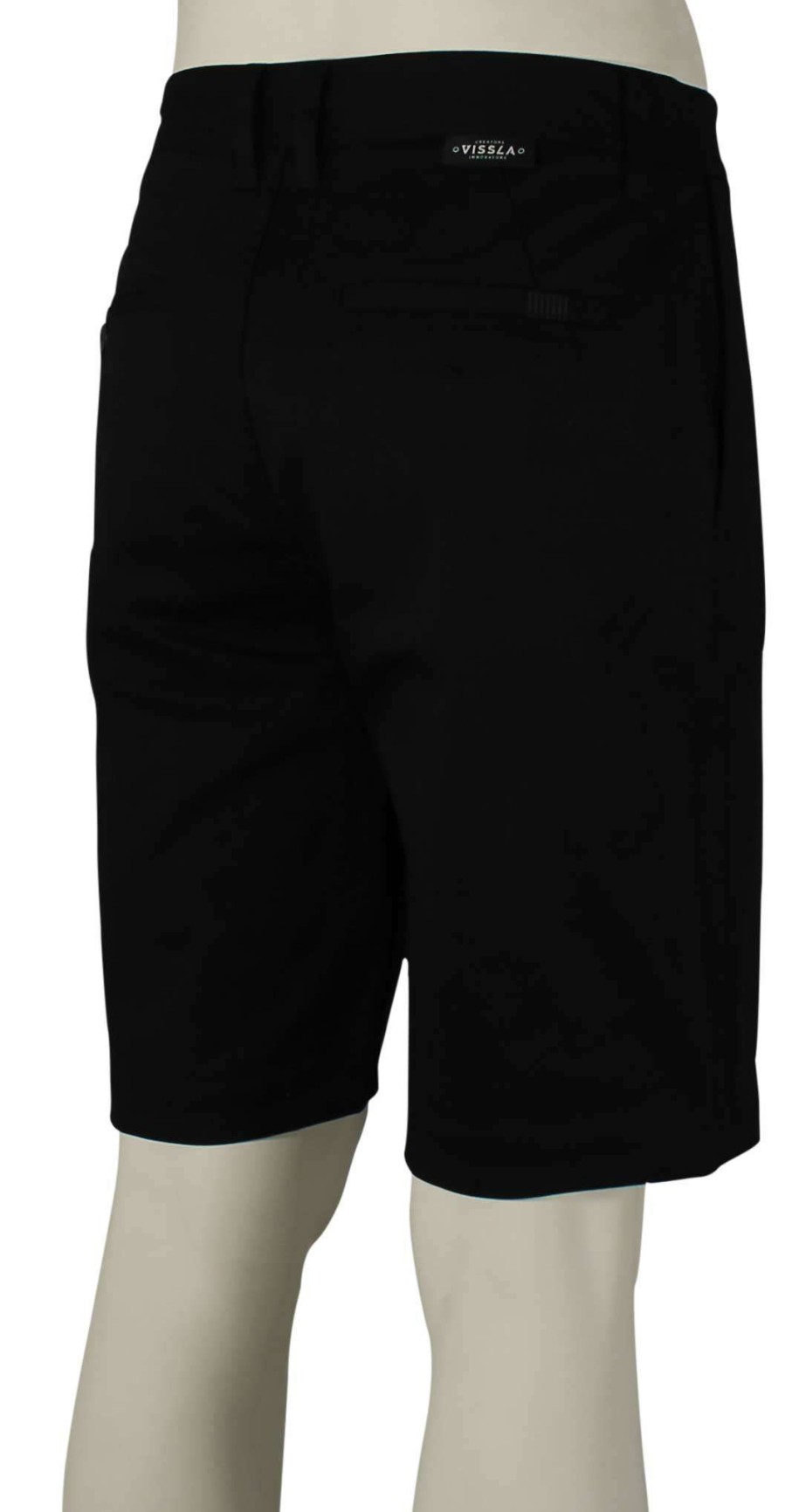 Apparel * | Fashionable Vissla Factory Chino Stretch Walk Shorts Black