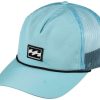 Apparel * | Crazy Deals Billabong Platform Trucker Hat Bright Blue