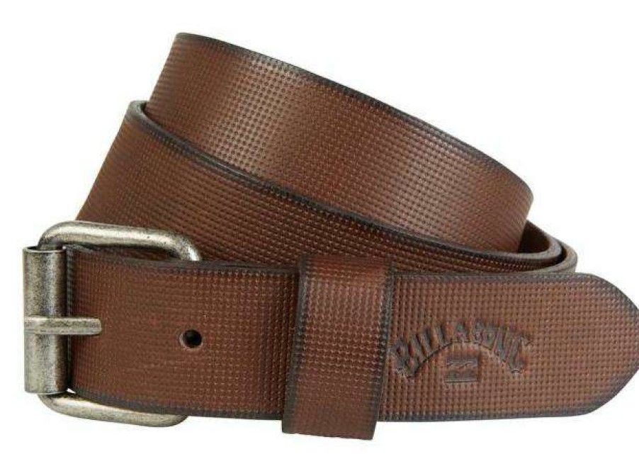 Accessories * | Latest Billabong Daily Leather Belt Brown