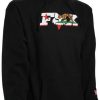 Apparel * | Cut Price Fox California Flag Pull Over Fleece Hoody Black