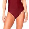 Apparel * | Store Fox Parker One Piece Swimsuit Cranberry