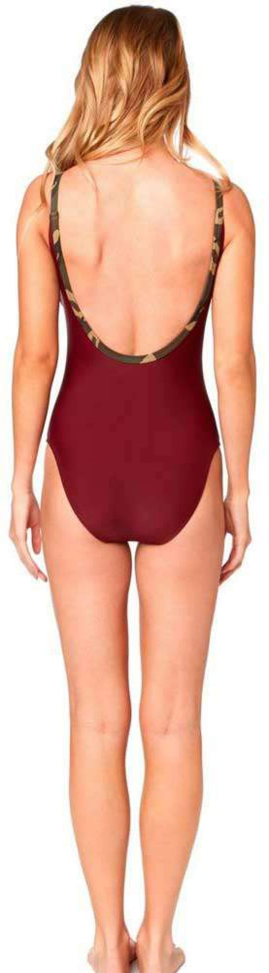 Apparel * | Store Fox Parker One Piece Swimsuit Cranberry