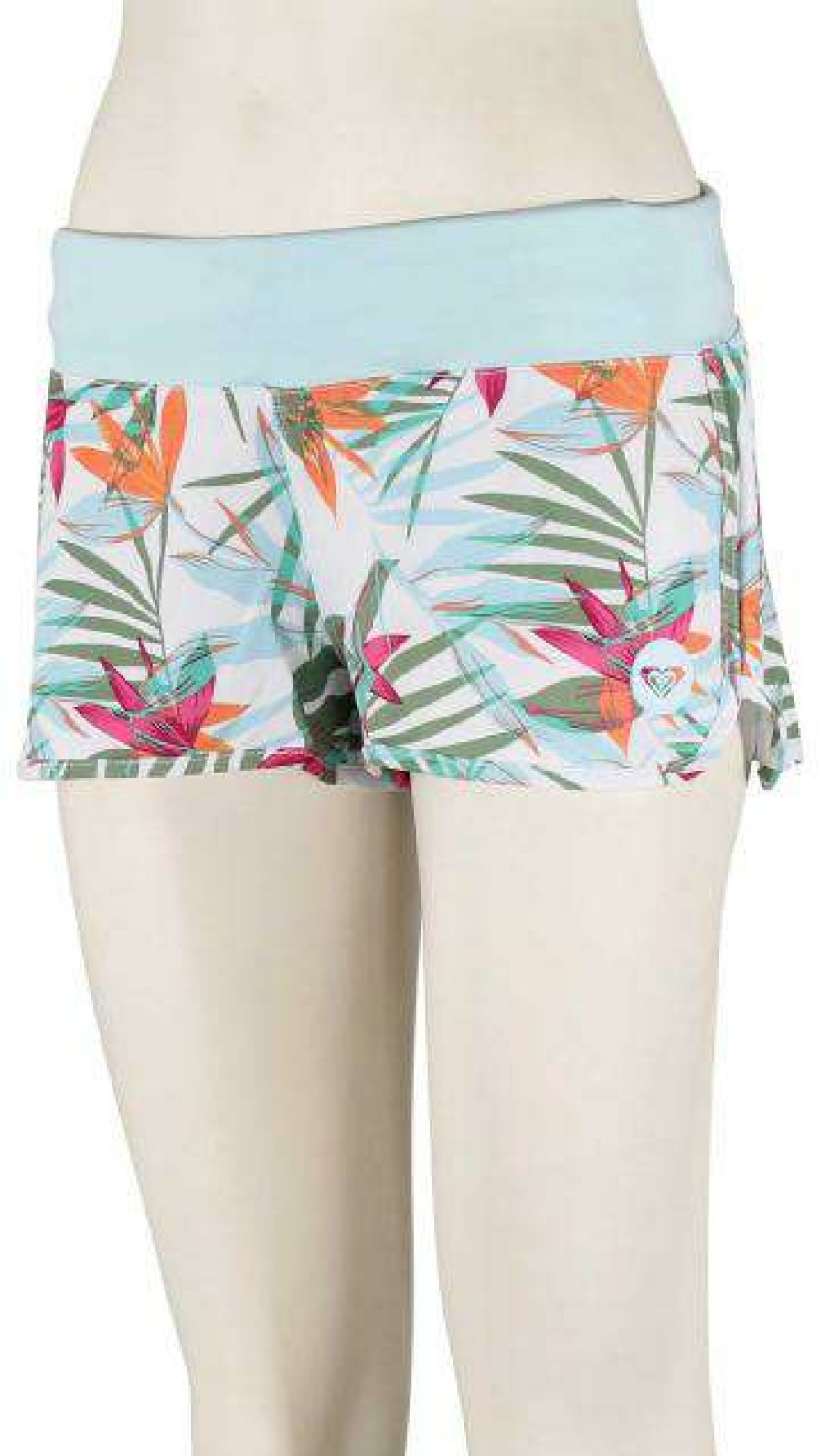 Apparel * | Best Quality Roxy Endless Summer Printed 2 Boardshorts Bright White Floral Of Paradis