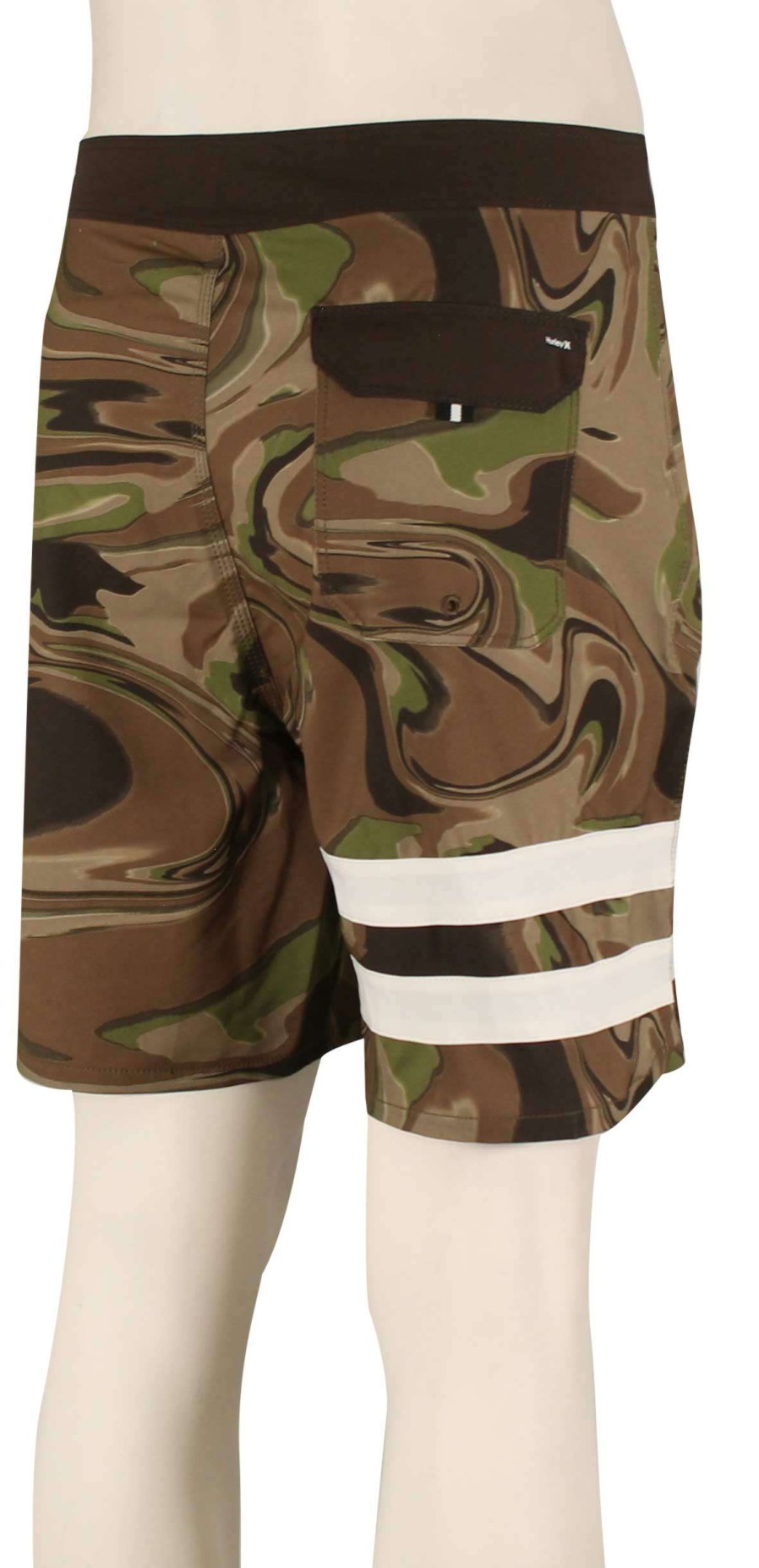 Apparel * | Outlet Sale Hurley Phantom Block Party 18 Boardshorts Bronzed