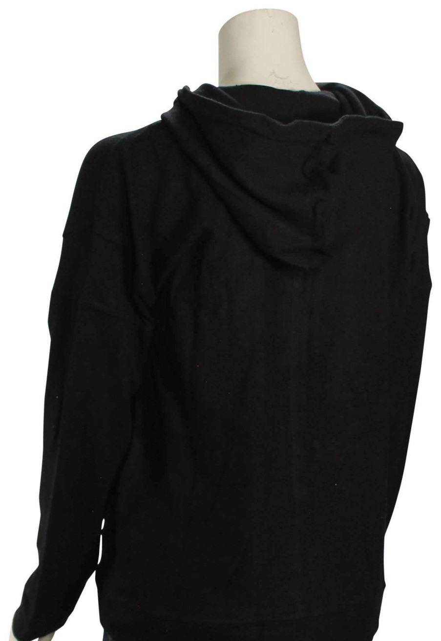 Apparel * | Promotion Volcom Lived In Lounge Women'S Zip Hoody Black