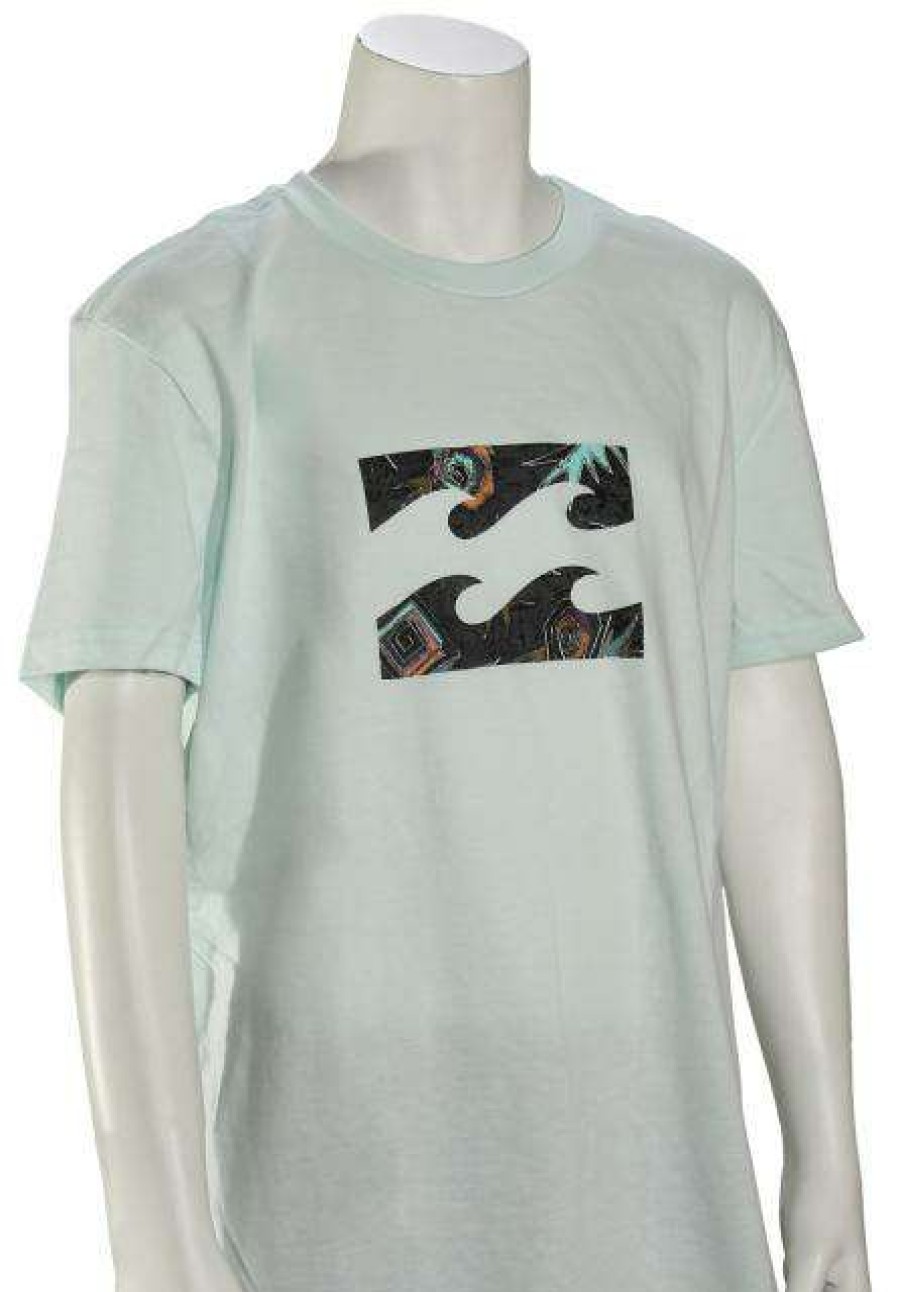 Apparel * | Best Choice Billabong Boy'S Team Wave T-Shirt Sky