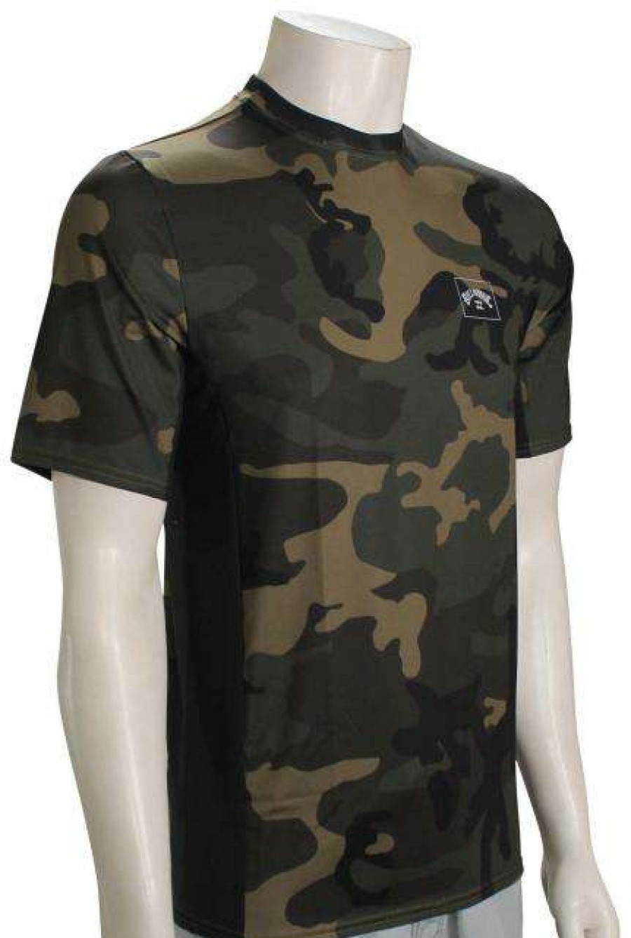 Apparel * | Outlet Sale Billabong Arch Mesh Ss Surf Shirt Camo