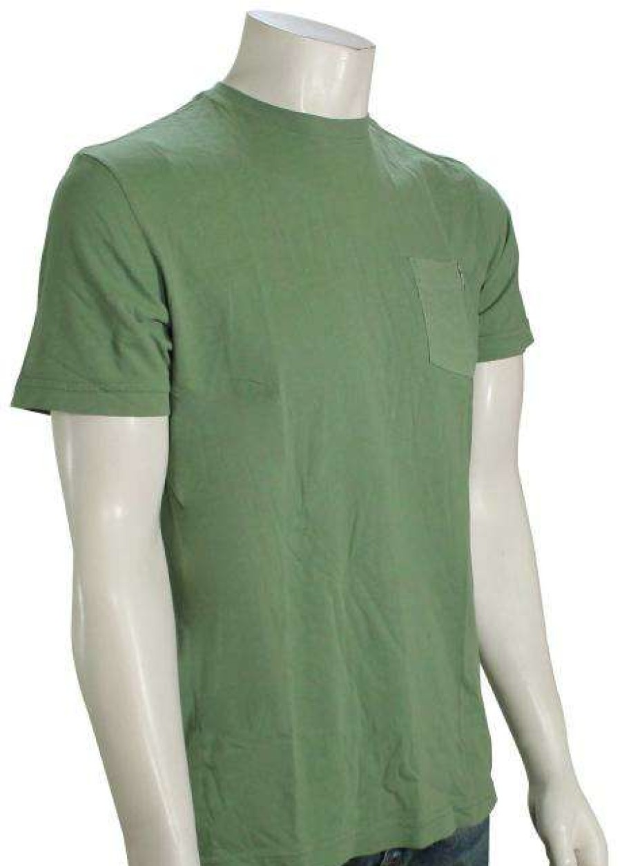 Apparel * | Excellent Salty Crew Shouldered Premium Pocket T-Shirt Sage