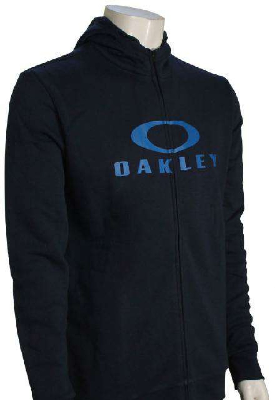 Apparel * | Featured Oakley Bark Full Zip Hoody Fathom / Ozone