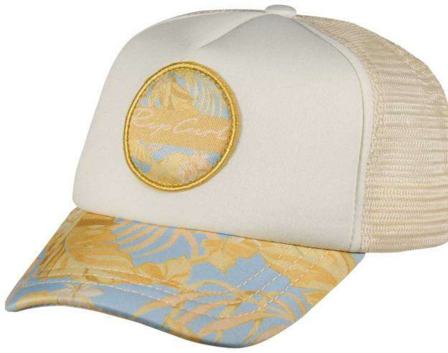 Apparel * | Flash Sale Rip Curl Girl'S Namotu Snapback Hat Bone