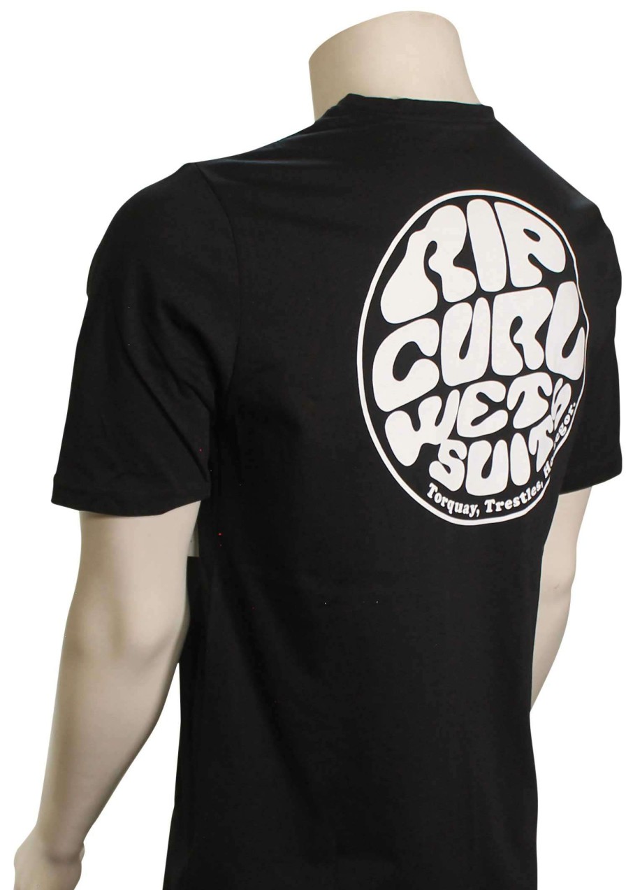 Apparel * | Cut Price Rip Curl Icons Of Surf Ss Surf Shirt Black