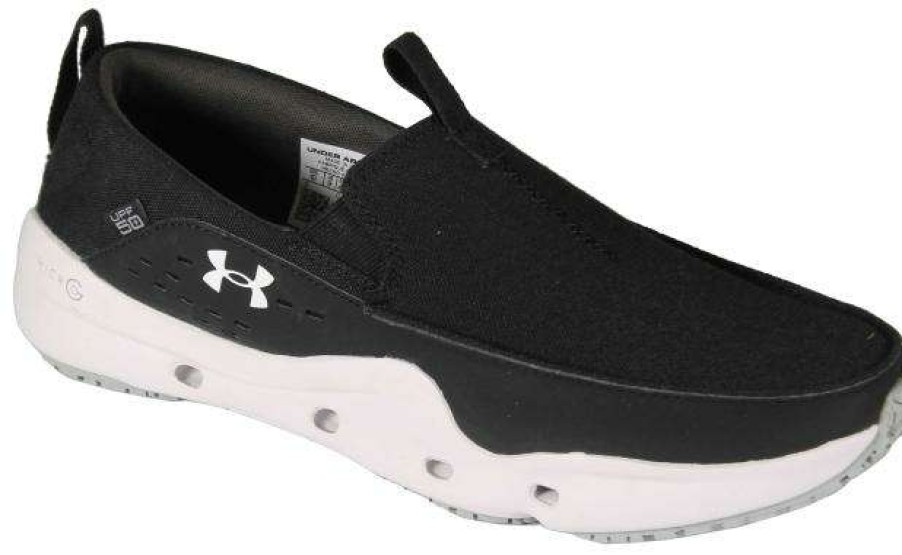 Footwear * | Cut Price Under Armour Micro G Kilchis Slip Shoe Black / Black