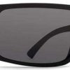 Accessories * | Crazy Deals Von Zipper Snark Sunglasses Black Satin / Grey