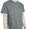 Apparel * | Excellent Rip Curl Plain Pocket T-Shirt Mineral Blue